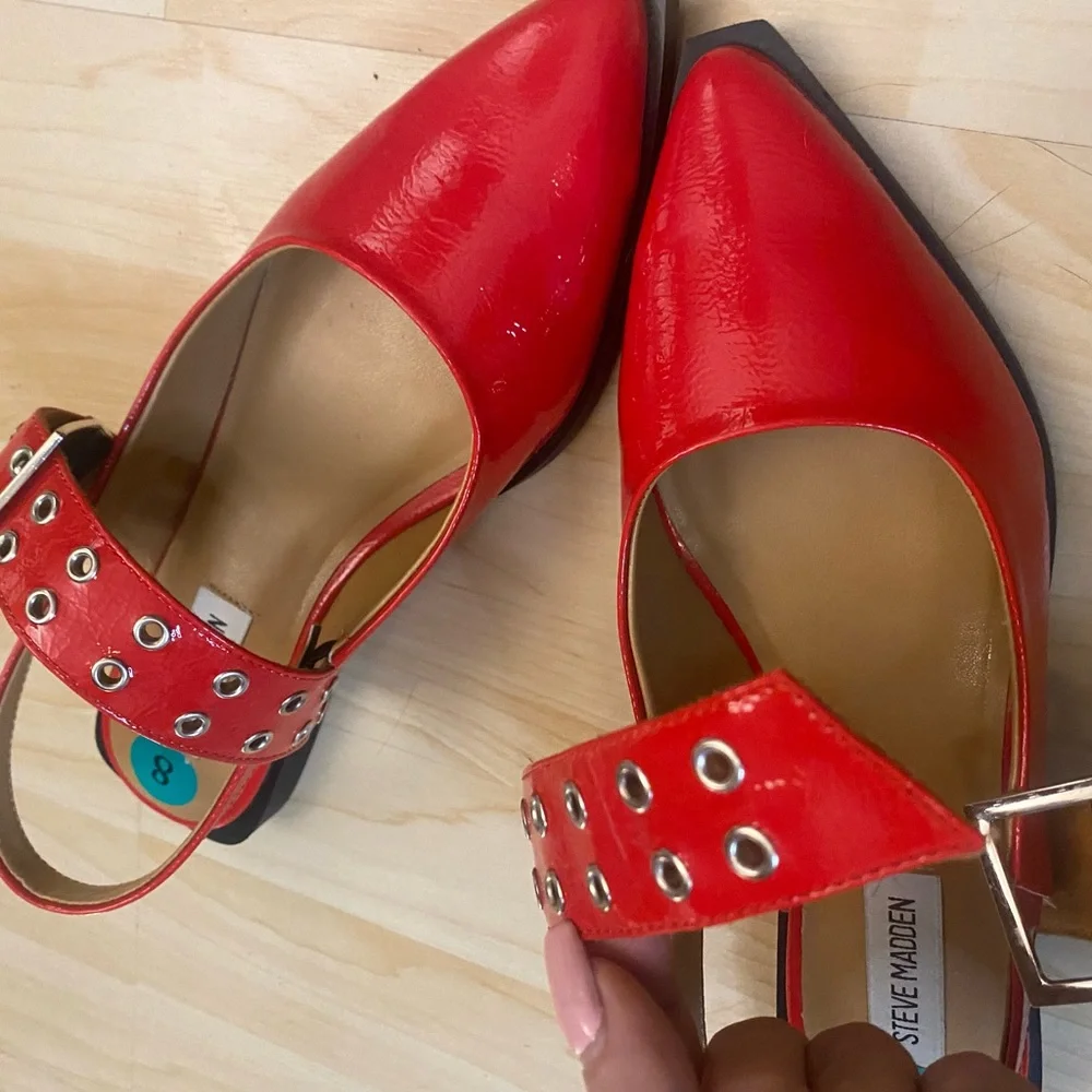 Steve Madden smokee buckle slingbacks - Picture 7 of 10